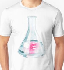 Phenolphthalein: Titration in Watercolor Unisex T-Shirt