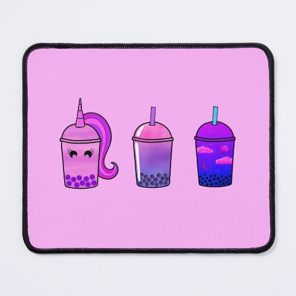 Artikelvorschau, 3-teiliges Pink Aesthetic Boba Bubble Tea Getränkepaket entworfen und verkauft von KTCreativeSide.
