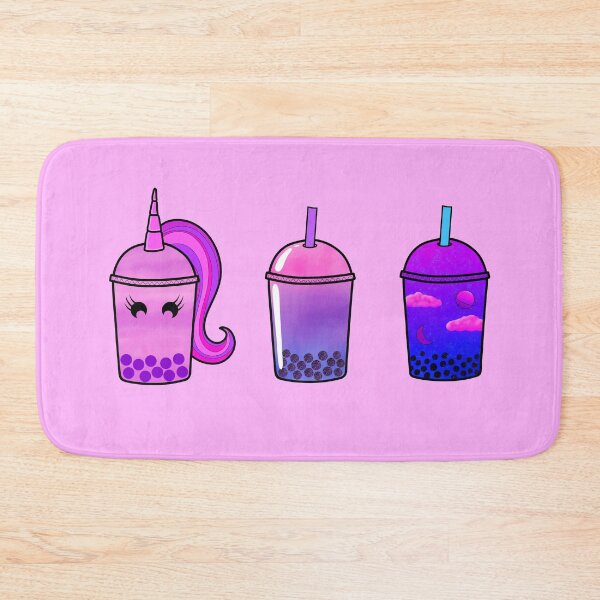 Item preview, 3 Piece Pink Aesthetic Boba Bubble Tea Drink Pack designed and sold by KTCreativeSide.
