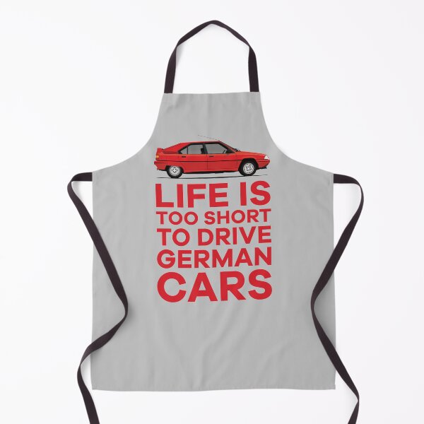 Item preview, Life is too short to drive German cars - BX - red - sw designed and sold by knappidesign.