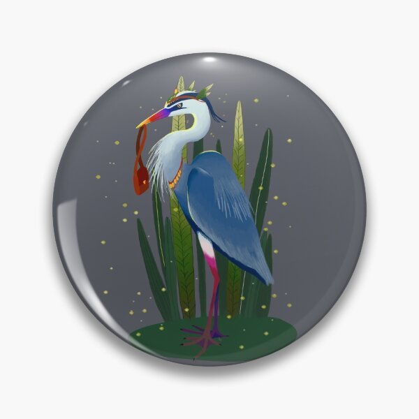 Item preview, Heron Companion - Fantasy Adventure Friend - Mumble/Blumbey designed and sold by mumblesmusic.
