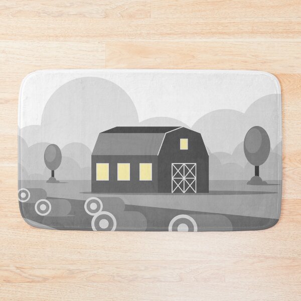 Item preview, Minimalist yellow monochrome rural landscape designed and sold by jean-nicolas.