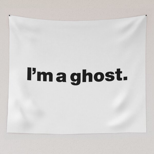 Item preview, I'm a ghost (black) designed and sold by dudethecreator.