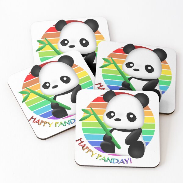 Item preview, Cute animal friendly panda designed and sold by smokylemon.