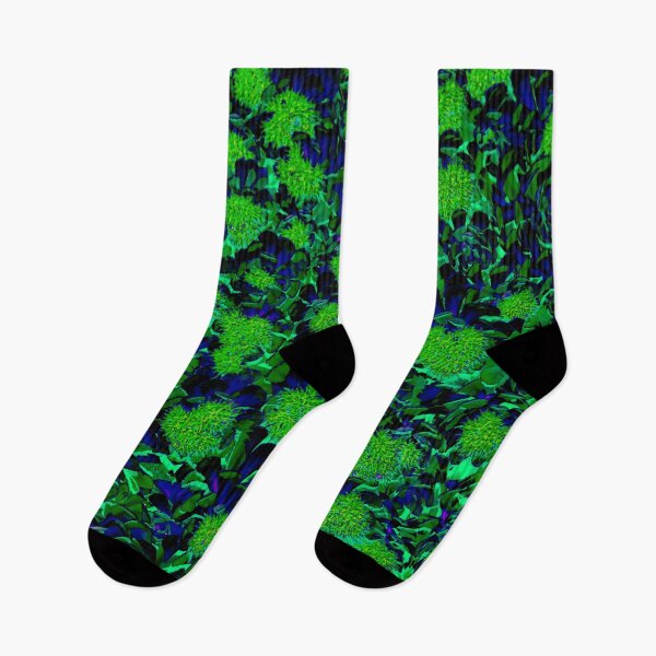 Item preview, Futuristic Green and Blue Floral Motives designed and sold by IraNiva.