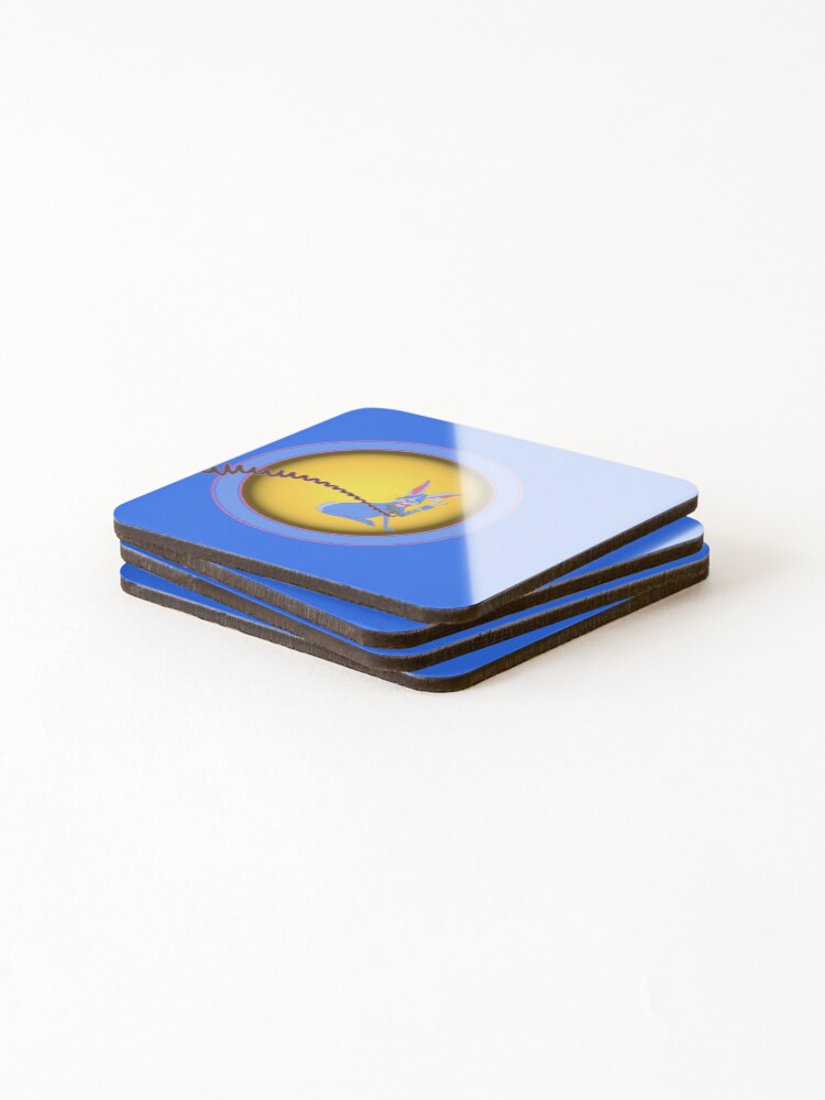 Thumbnail 4 of 5, Coasters (Set of 4), Rabbit Rabbiting! designed and sold by colemanco.