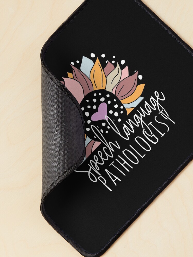 Thumbnail 2 von 5, Mauspad, Cute Sunflower Speech Language Pathologist designt und verkauft von Ripper19.