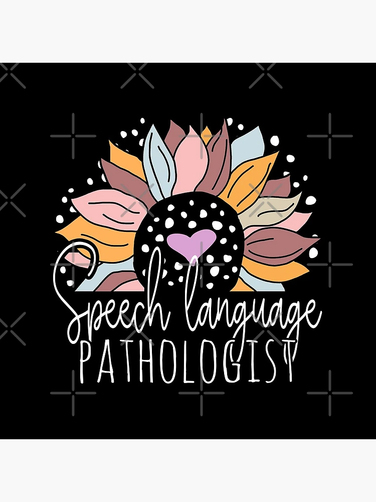 Thumbnail 4 von 4, Uhr, Cute Sunflower Speech Language Pathologist designt und verkauft von Ripper19.
