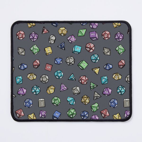 Item preview, Dungeons and Dragons Dice Pattern designed and sold by Joshua Pruner.
