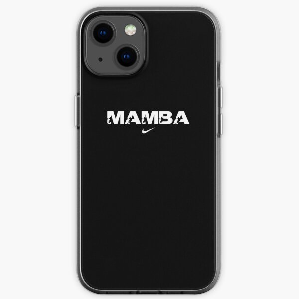 schwarzes Mamba-Legende T-Shirt iPhone Flexible Hülle
