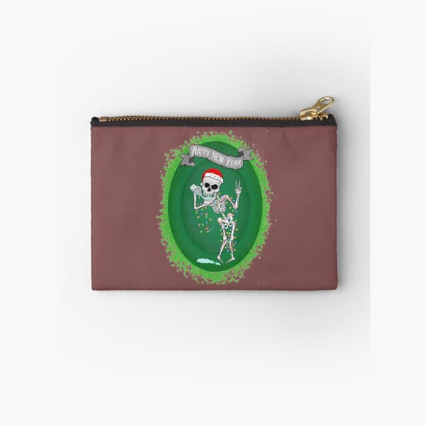 Item preview, Santa's skeleton with a bottle and garlands designed and sold by Prof209.