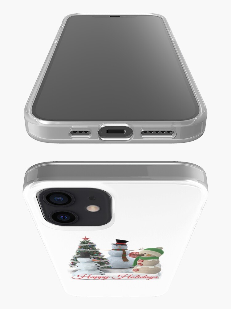 Alternate view of SnowPals Happy Holidays iPhone Case & Cover