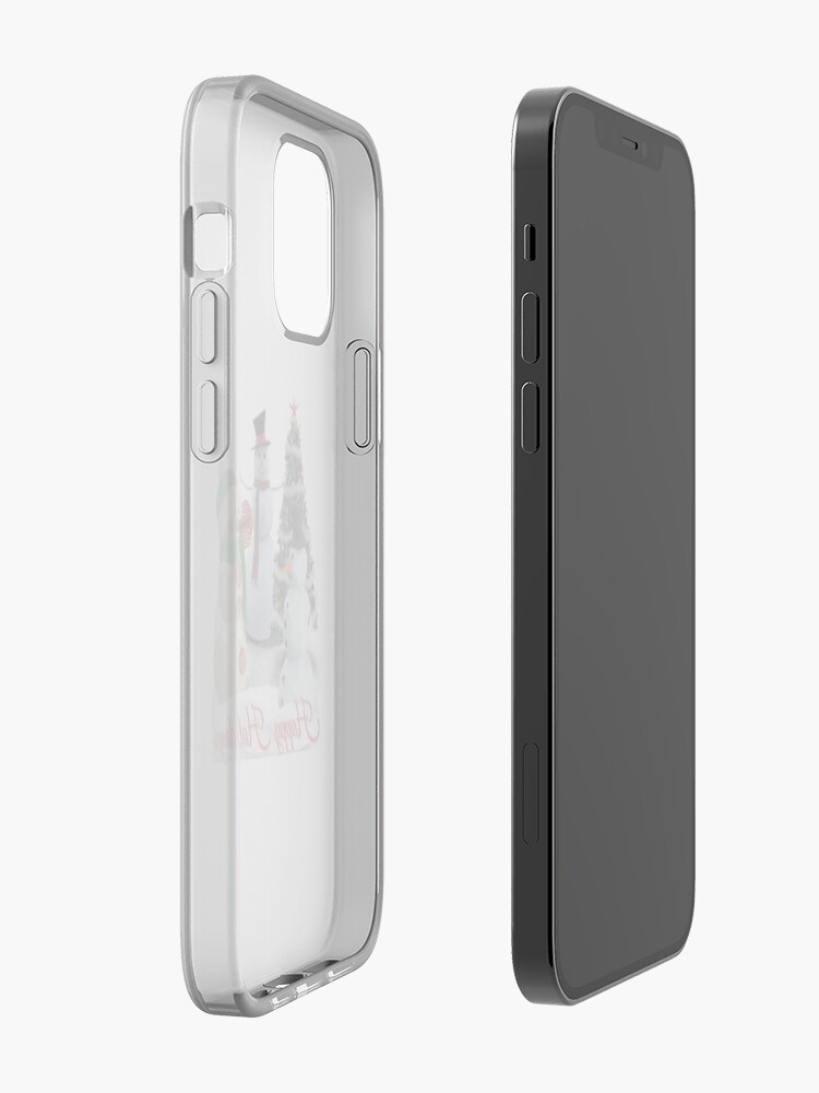 Alternate view of SnowPals Happy Holidays iPhone Case & Cover