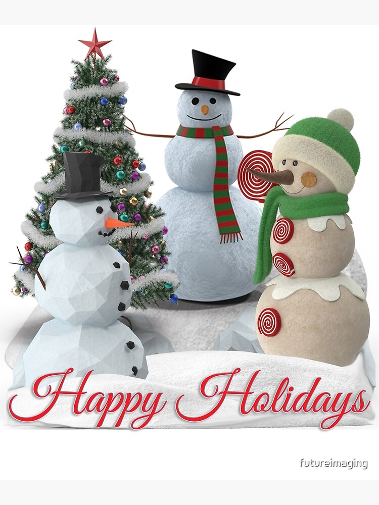 SnowPals Happy Holidays by futureimaging