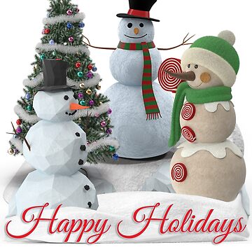 Artwork thumbnail, SnowPals Happy Holidays by FutureImaging