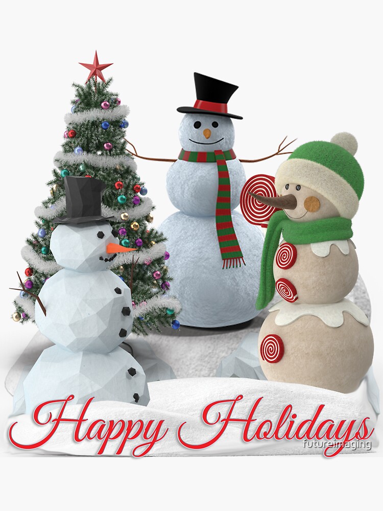 SnowPals Happy Holidays by futureimaging