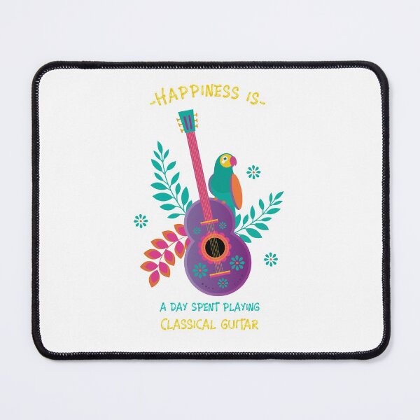Item preview, Happiness Is A Day Spent Playing Classical guitar designed and sold by GuitarNuts.