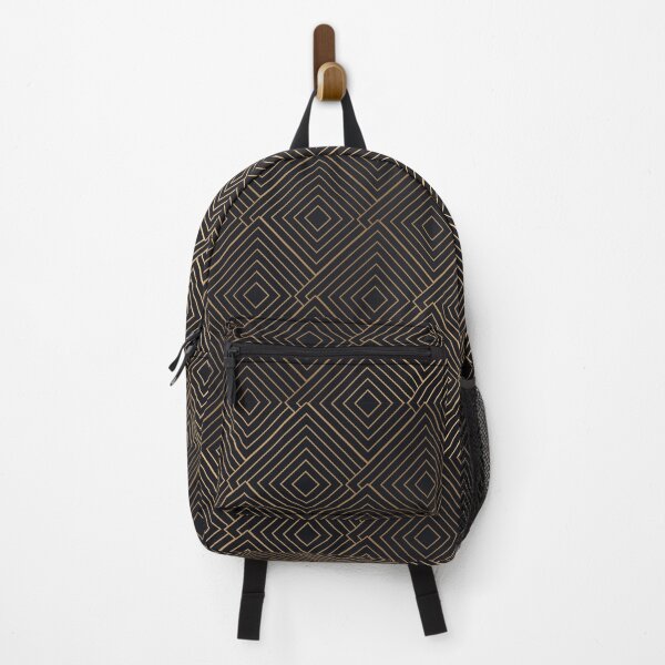 Item preview, Black and Gold Print Diamond Pattern designed and sold by SoccaTamam.