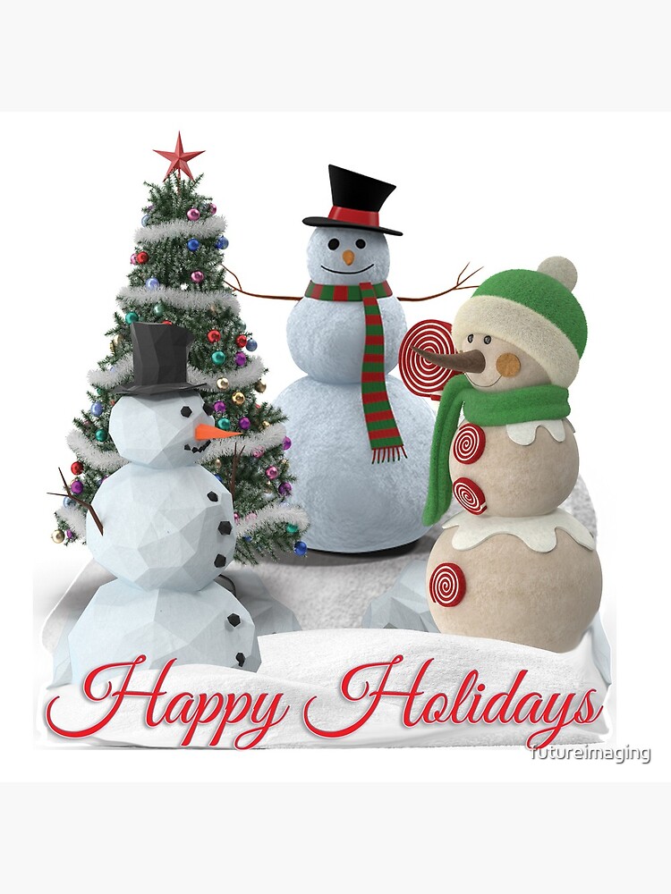SnowPals Happy Holidays by futureimaging