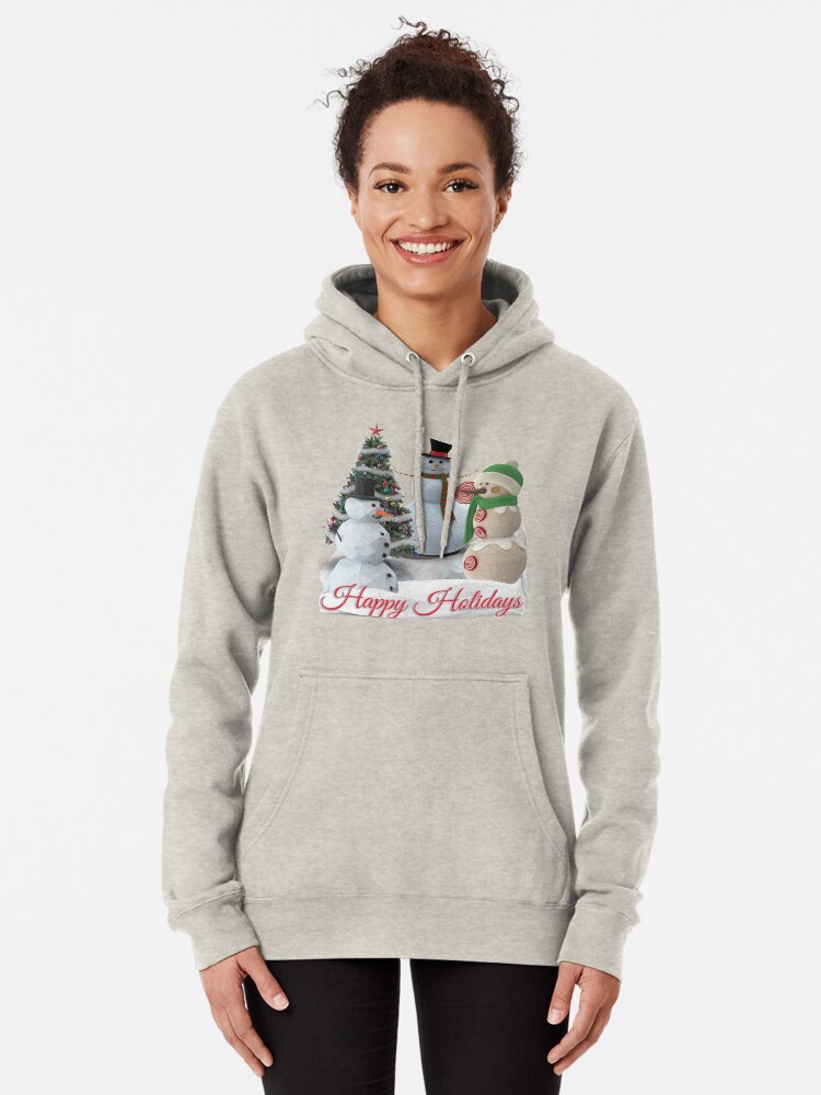 Alternate view of SnowPals Happy Holidays Pullover Hoodie