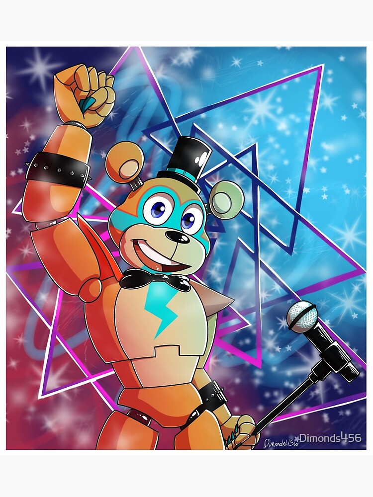 GlamRockin' FNaF SB Poster for Sale by Dimonds456