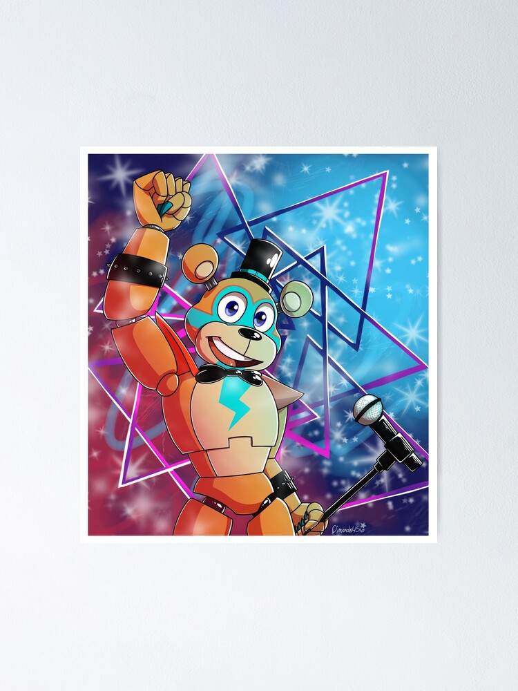 GlamRockin' FNaF SB Poster for Sale by Dimonds456