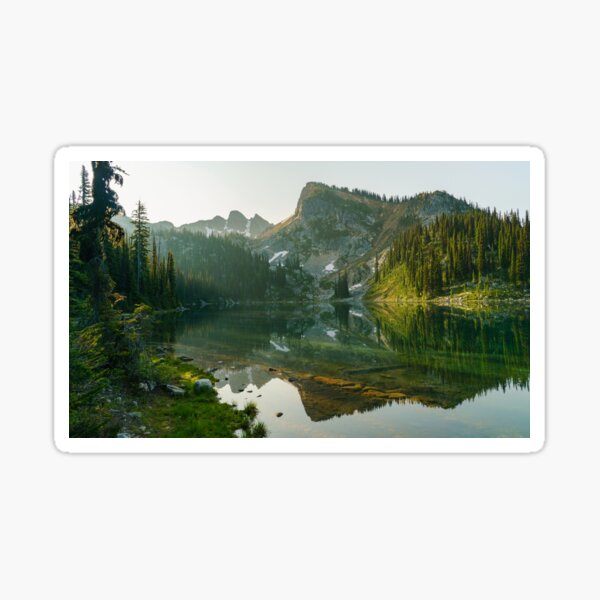 Eva Lake at Dawn Sticker