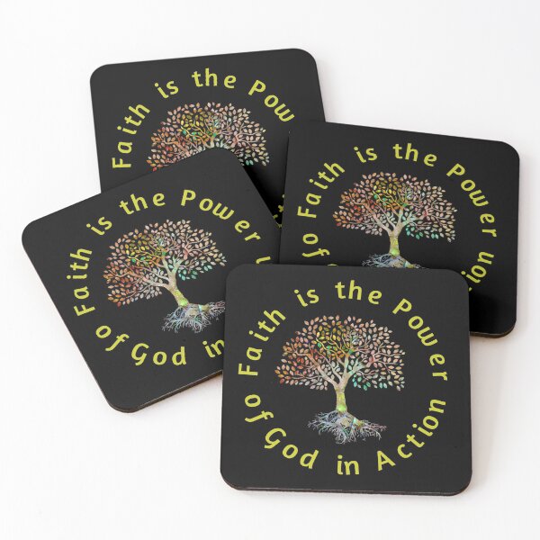 Item preview,  Faith Is Power Tree of Life designed and sold by Peggy Lindstrom.