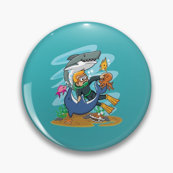 Item preview, Underwater Swimming In The Ocean At Sunset Oacian Blue designed and sold by thecooltable.