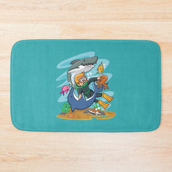 Item preview, Underwater Swimming In The Ocean At Sunset Oacian Blue designed and sold by thecooltable.