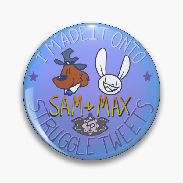 Item preview, Sam & Max Struggle Tweets Pride designed and sold by meatsnax.