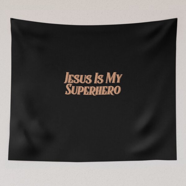 Artikelvorschau, Jesus ist mein Superheld entworfen und verkauft von NuarzDesign.