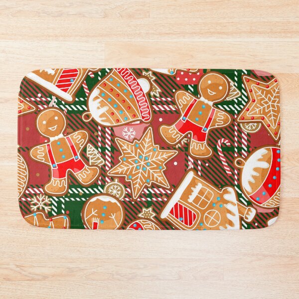Item preview, Christmas Plaid Gingerbread Pattern  designed and sold by Designs By YL.