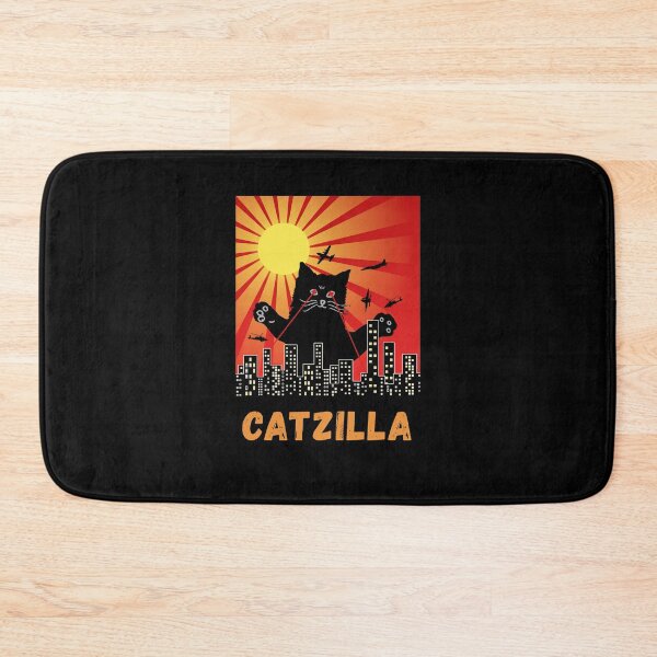 Item preview, Catzilla over city destroying buildings designed and sold by yoshra.