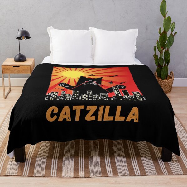 Item preview, Catzilla over city destroying buildings designed and sold by yoshra.