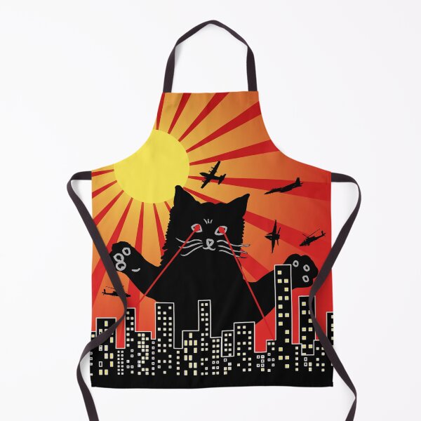 Item preview, Catzilla over city destroying buildings designed and sold by yoshra.