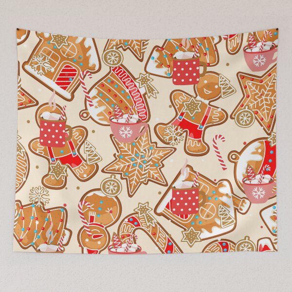 Item preview, Christmas Gingerbread Pattern  designed and sold by Designs By YL.