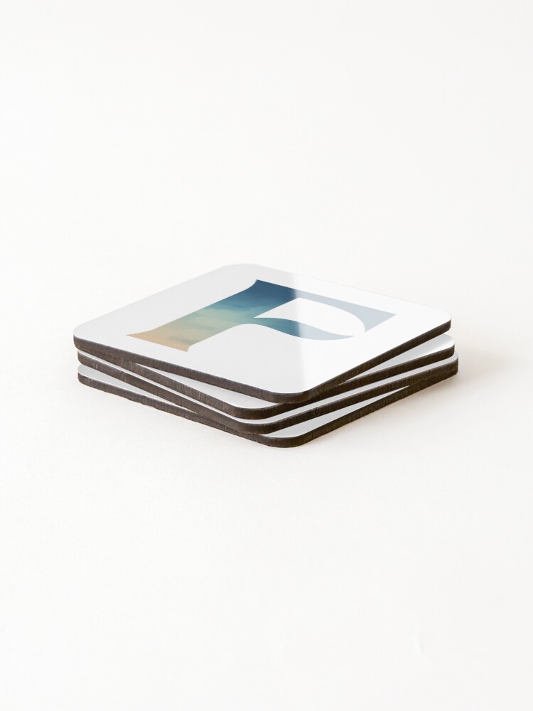 Thumbnail 4 of 5, Coasters (Set of 4), Letter F designed and sold by RafaTakami.