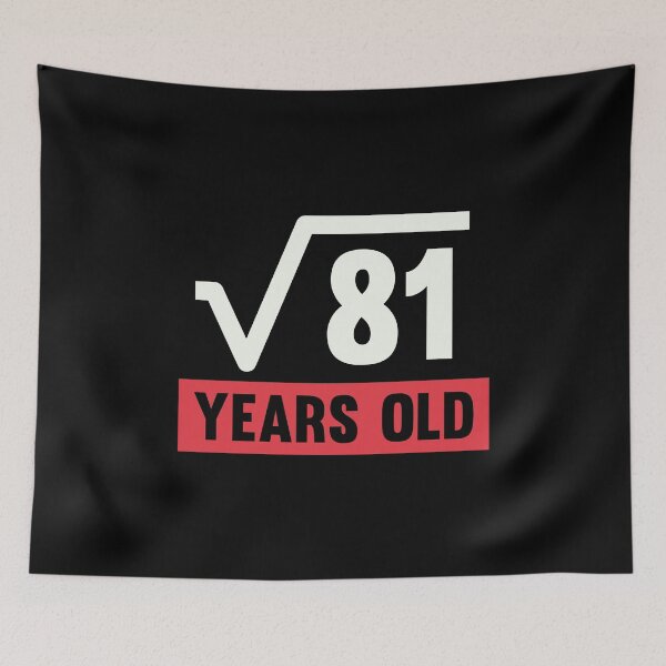 Item preview, Square Root Of 81 - 9 Years Old Birthday Gift  designed and sold by kindxinn.