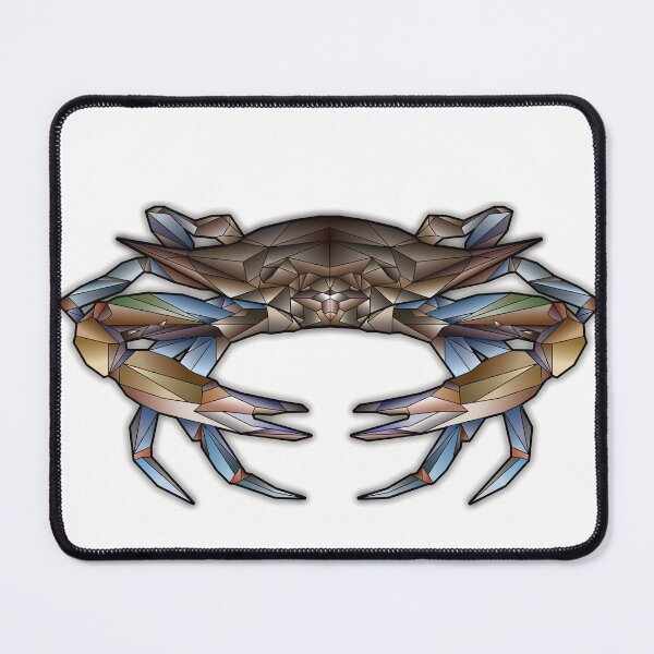 Item preview, Blue Crab Low Poly Art Painting Digital Drawing designed and sold by FlyingSeas.