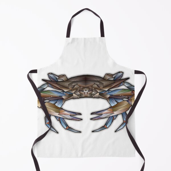 Item preview, Blue Crab Low Poly Art Painting Digital Drawing designed and sold by FlyingSeas.