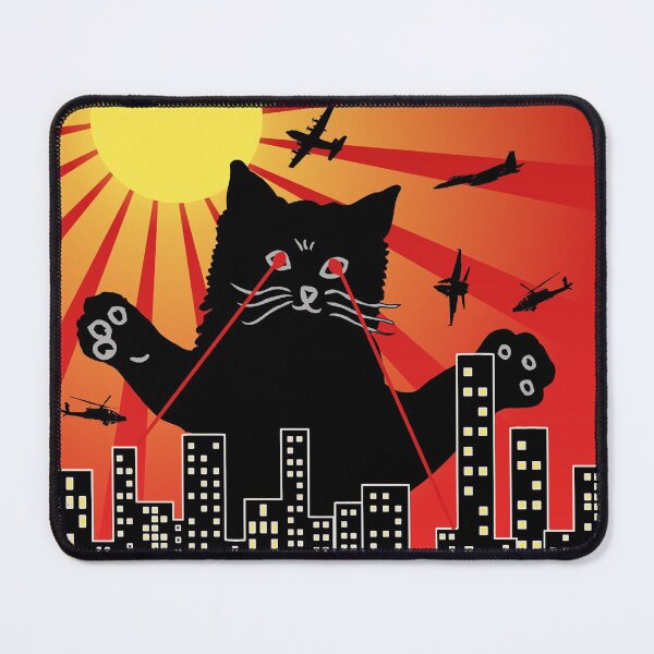 Item preview, Catzilla over city destroying buildings designed and sold by yoshra.