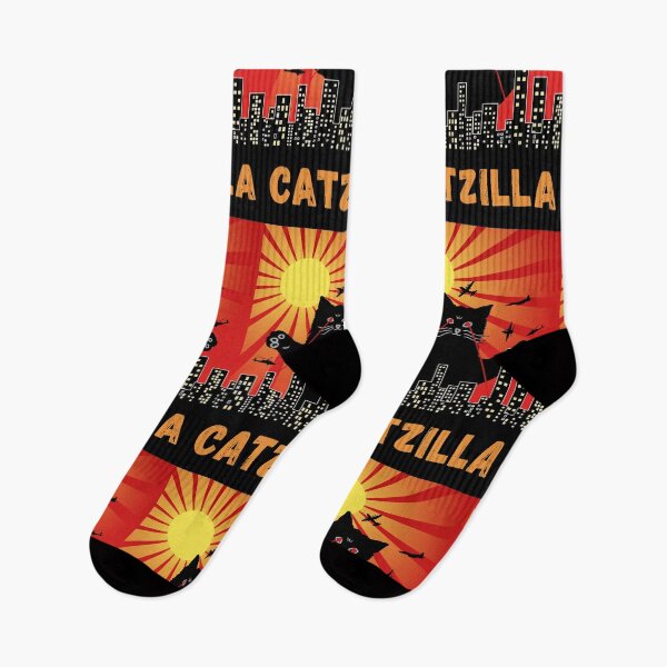 Item preview, Catzilla over city destroying buildings designed and sold by yoshra.