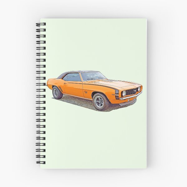 Item preview, Camaro retro orange stylish car designed and sold by MikaelSh.