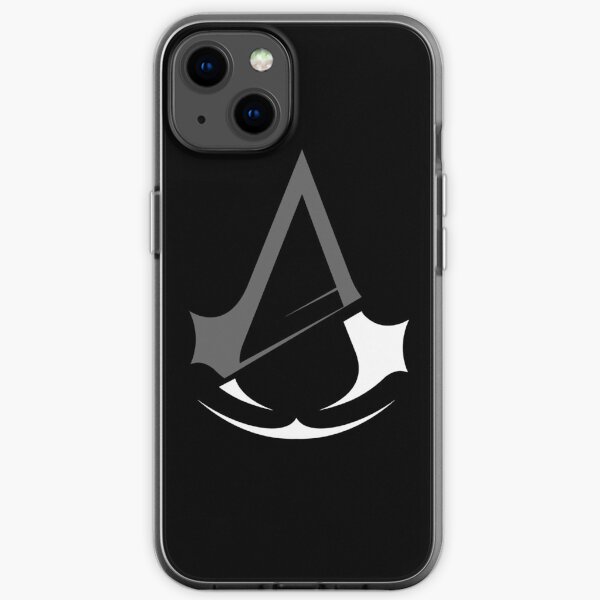 Coole Assassins Creed Minimalistische Gaming-Logo-Kunst iPhone Flexible Hülle