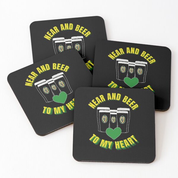 Item preview, Near And Beer To My Heart - Beer Pun designed and sold by Eklectikos.