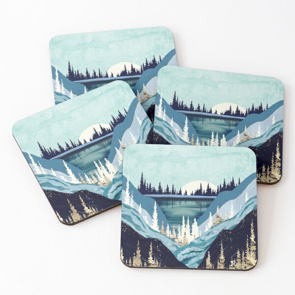Artikelvorschau, Blauer Waldsee entworfen und verkauft von spacefrogdesign.