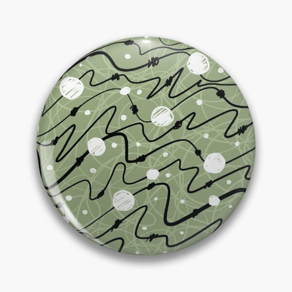 Item preview, Beads thread and pearl pattern green olive designed and sold by courbebleue.