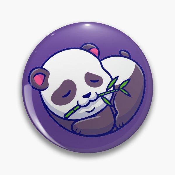 Artikelvorschau, schlafender süßer Panda entworfen und verkauft von elegentart.