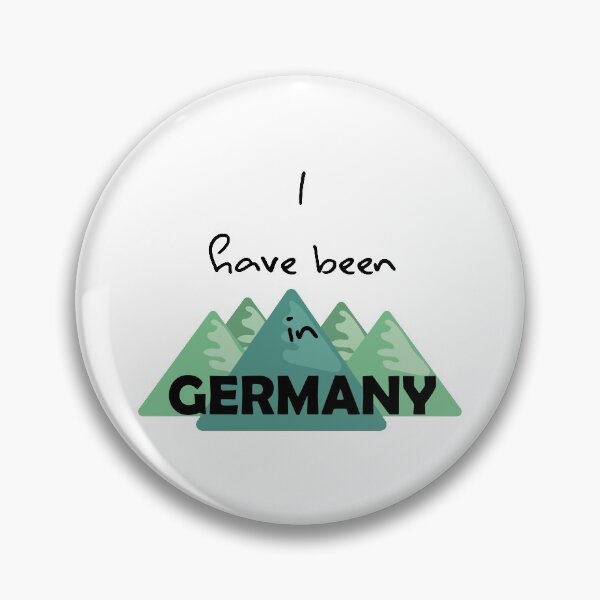 Item preview, I have been in Germany, drawing of a montains and text designed and sold by Sock Garden.